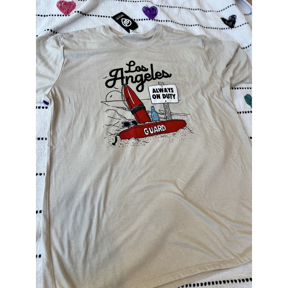 Where I'm‎ From Los Angeles Life Guard t-shirt Mens Size XXL